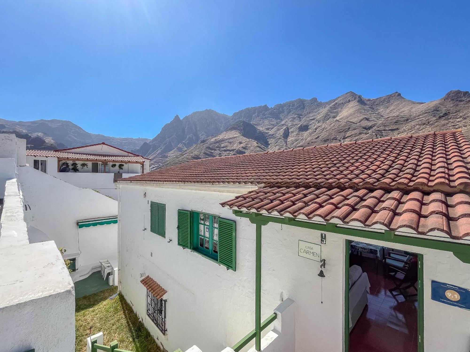 Casa Carmen Agaete Con Terraza Y Vistas Al Mar Daire Dış mekan fotoğraf