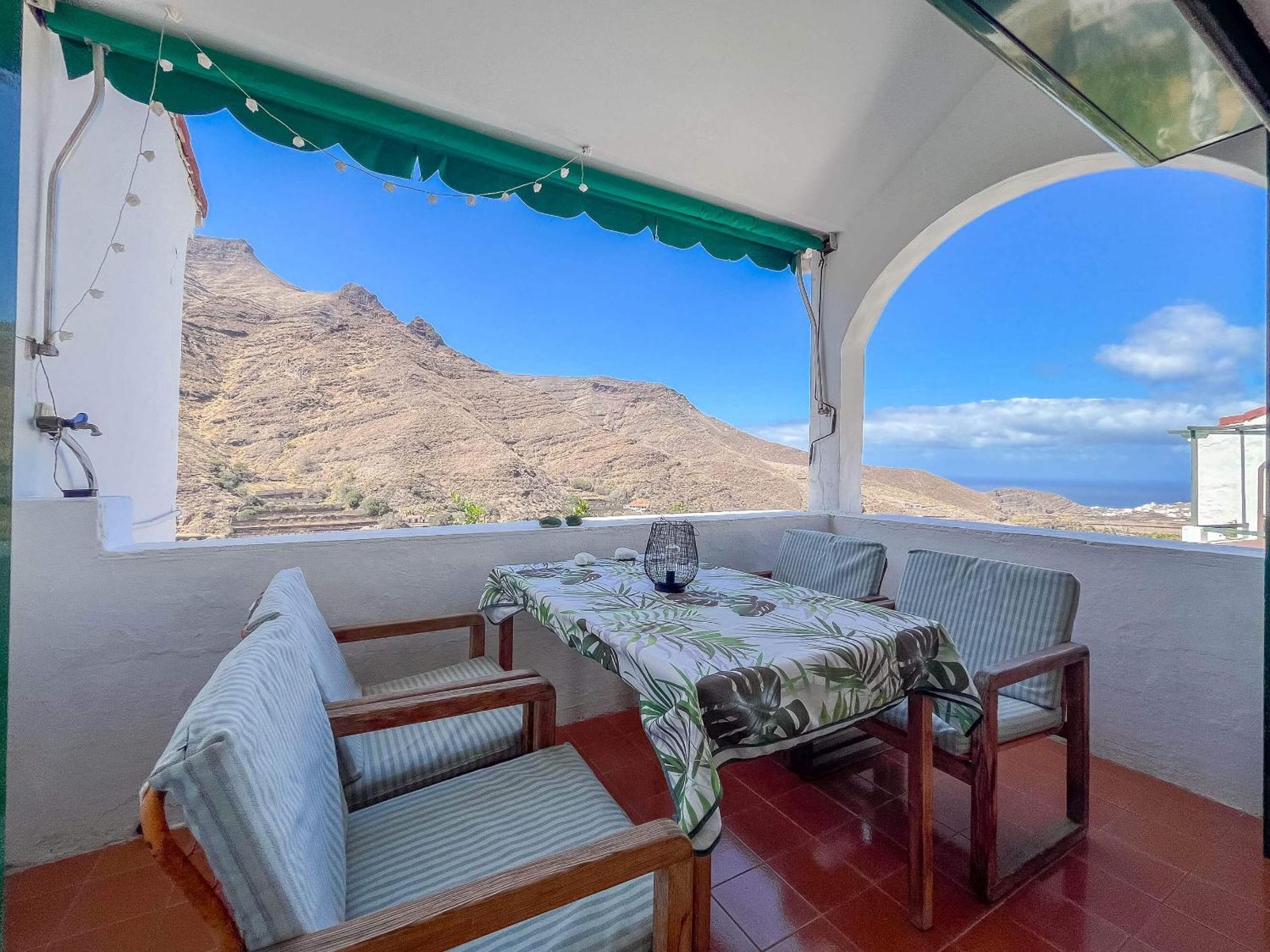 Casa Carmen Agaete Con Terraza Y Vistas Al Mar Daire Dış mekan fotoğraf