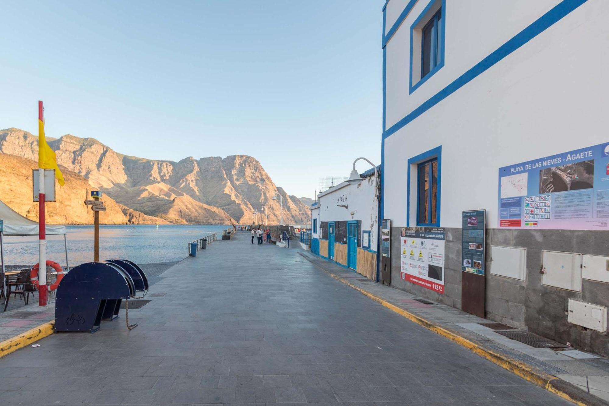 Casa Carmen Agaete Con Terraza Y Vistas Al Mar Daire Dış mekan fotoğraf