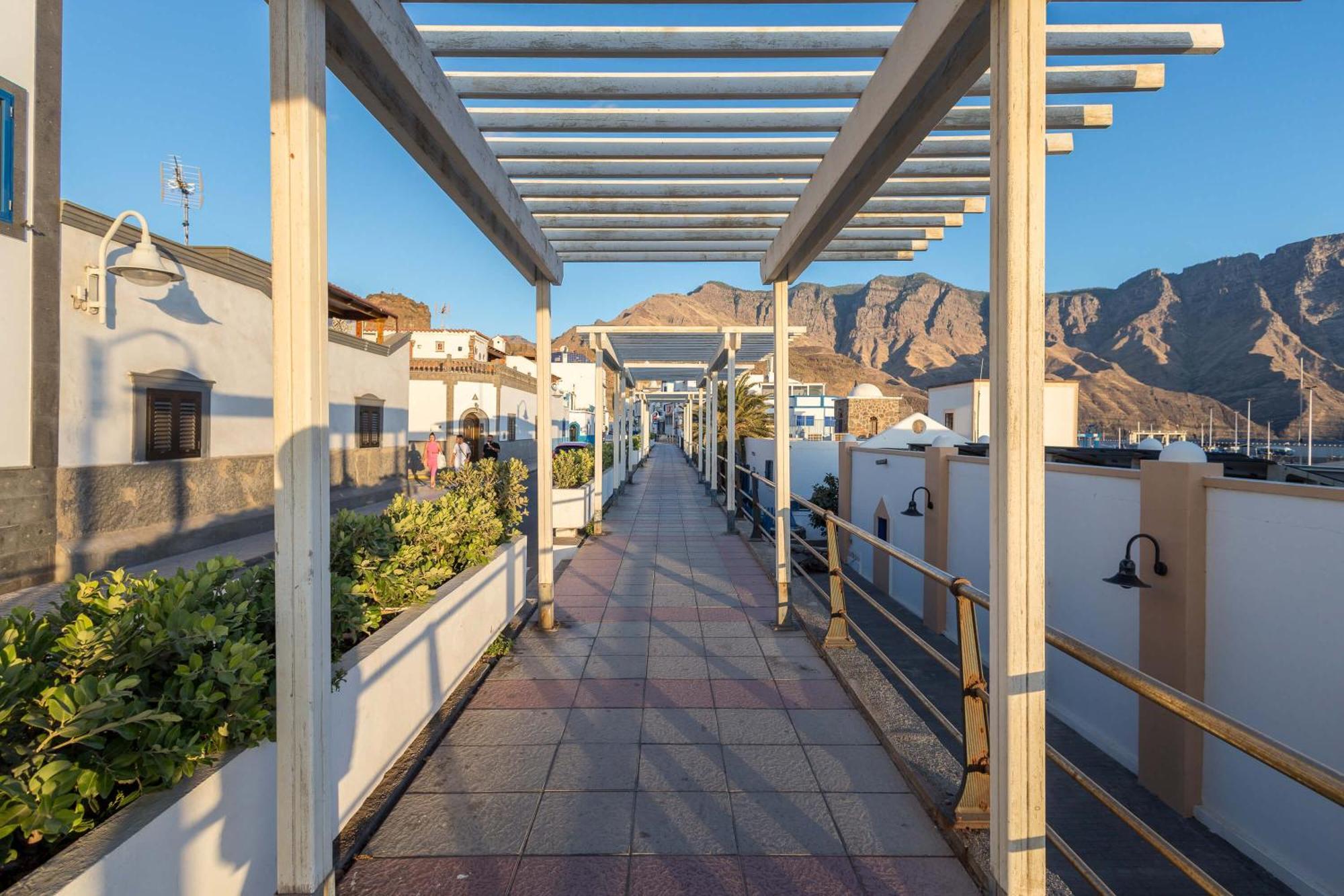 Casa Carmen Agaete Con Terraza Y Vistas Al Mar Daire Dış mekan fotoğraf